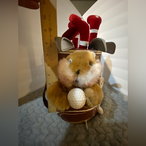 RARE 80s Caddyshack Gopher Animated Dancing Clubs Golf Bag Singing "I'm Alright" - Picture 12 of 12